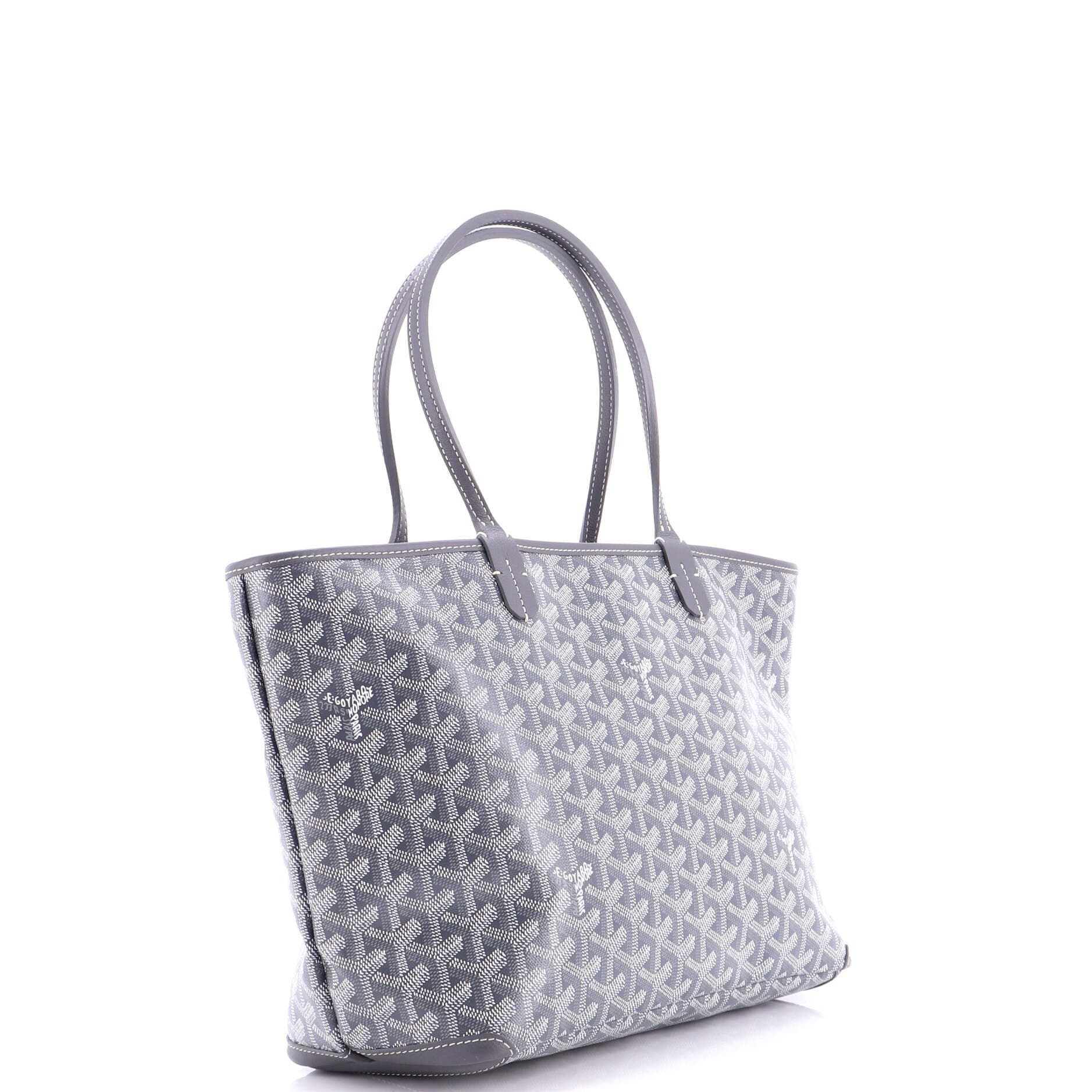 Pre-Owned Goyard Artois Tote Coated Canvas PM, Alternate, color, Gray