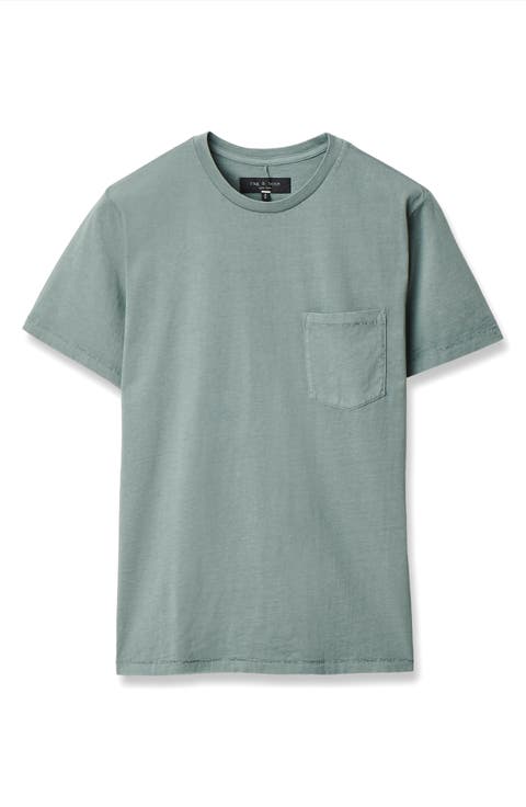 Classic Fit Garment Dye Pocket T-Shirt