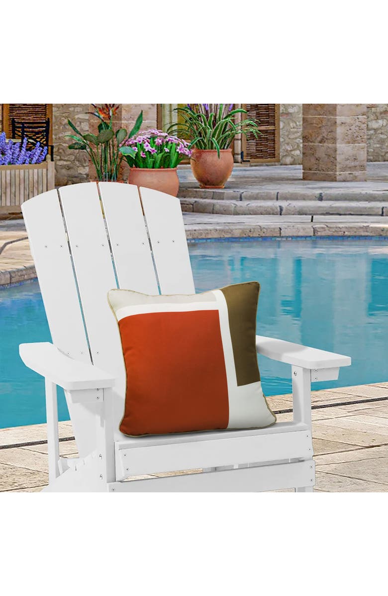 Outdoor Decor by Commonwealth Outdoor Throw Pillow, Alternate, color, Red