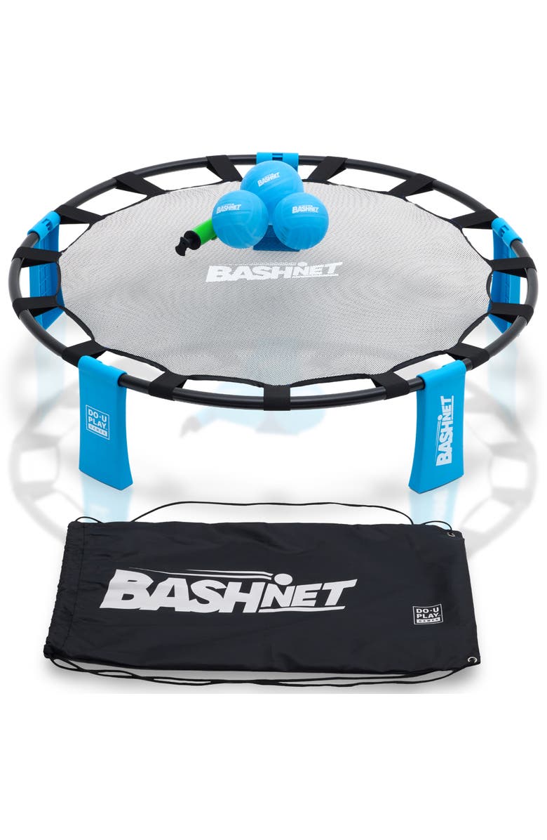 Do-U-Play Bash Net Game Set, Volleyball Meets Bouncing Trampoline, Family, Main, color, 