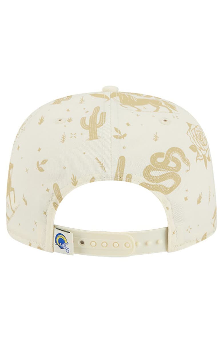New Era Men's New Era  Cream Los Angeles Rams Desert Rose 19TWENTY Adjustable Hat, Alternate, color, Cream