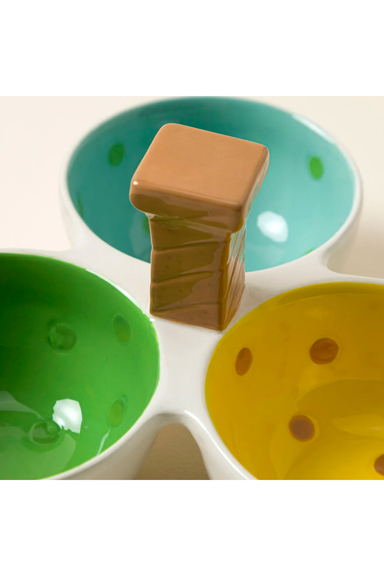 Pickleball Snack Bowl Server, Alternate, color, Multi-color