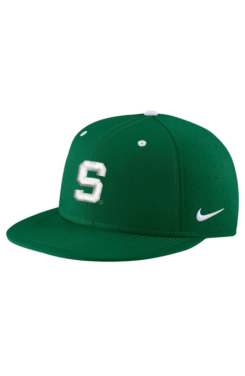 Nike Men's Nike Green Michigan State Spartans St. Patrick's Day True Fitted Performance Hat, Main, color, Green