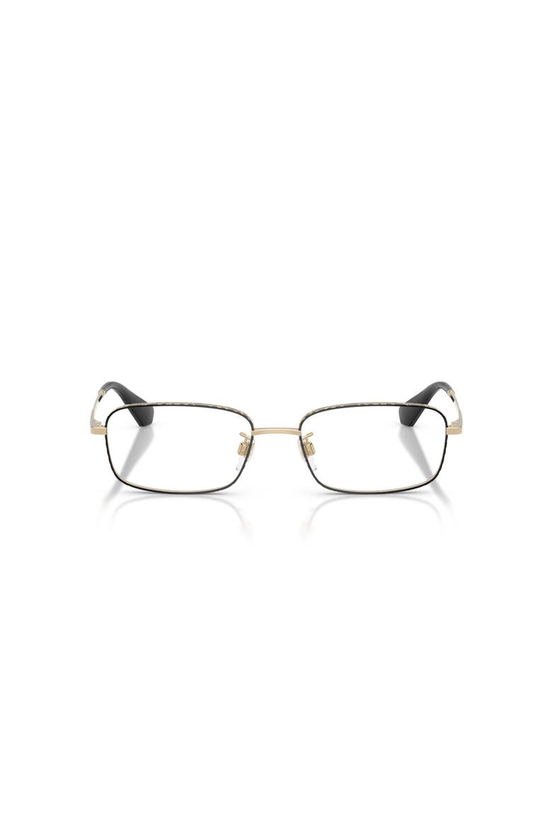 55mm Rectangle optical glasses, Alternate, color, Black