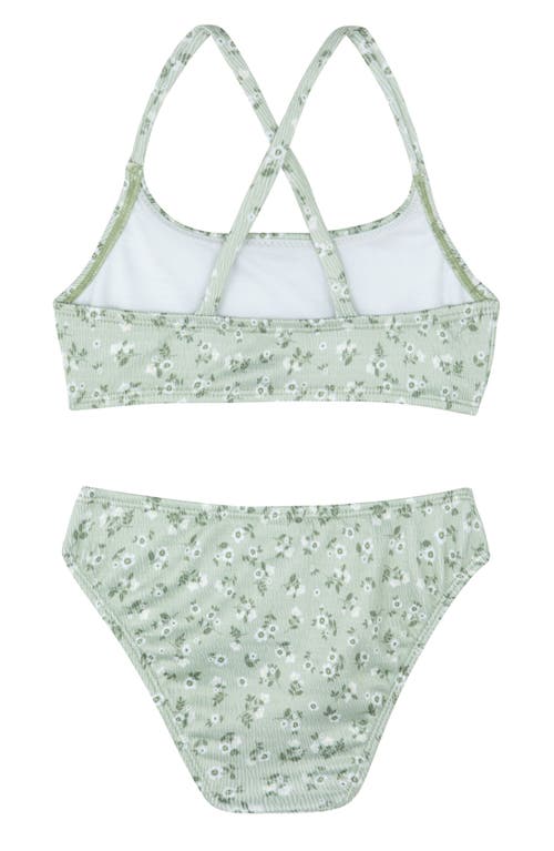 Gottex Kids Ditsy Dream Textured Criss Cross Strap Swim Set