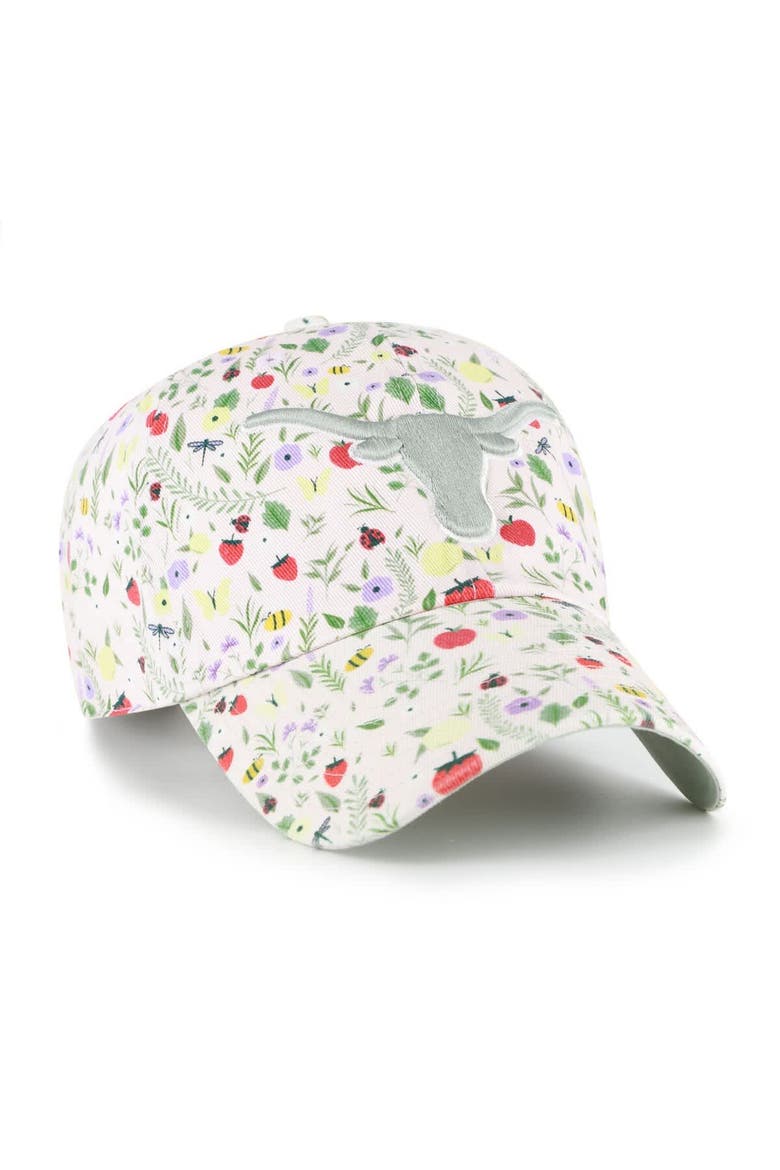 Women's '47  Light Pink Texas Longhorns Posey Clean Up Adjustable Hat, Alternate, color, Light Pink
