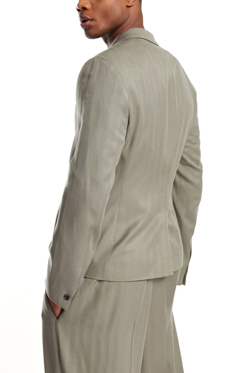 ASOS DESIGN Slim Crop Suit Jacket, Alternate, color, 