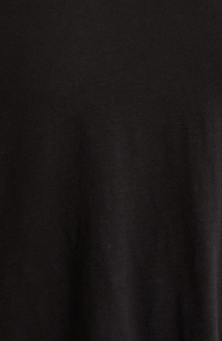 Eileen Fisher Organic Cotton Crewneck T-Shirt, Alternate, color, Black