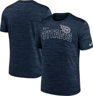 Nike Men's Nike Navy Tennessee Titans Velocity Arch Performance T-Shirt