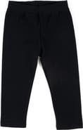 Leveret Girls Cotton Leggings, Solid Colors