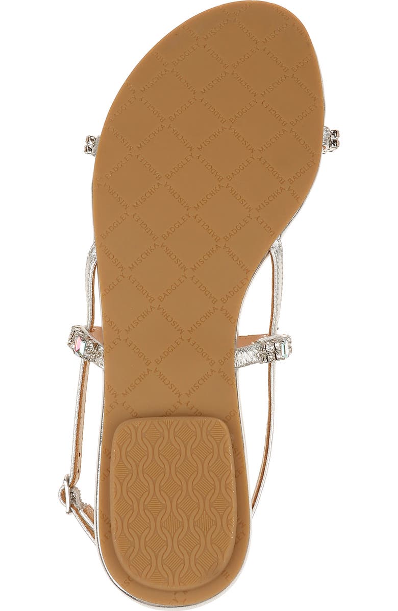 Badgley Mischka Collection Zandra Embellished Sandal, Alternate, color,
