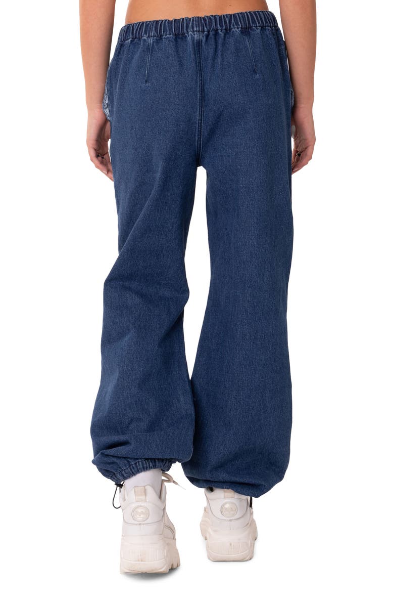 EDIKTED Lorelai Oversized Cargo Jeans, Alternate, color, 