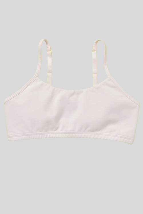 Yellowberry Ladybug Cotton Bra In Pale Pink Bubble
