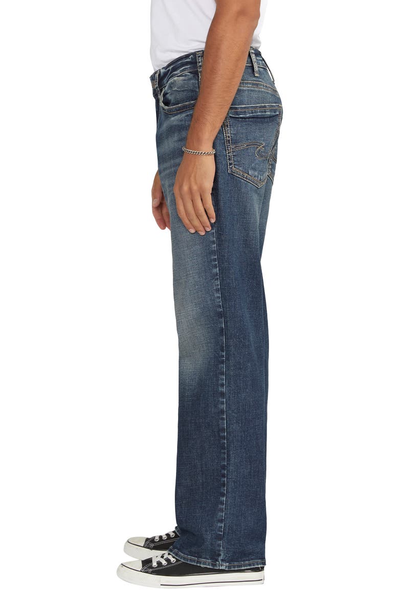 Gordie Relaxed Fit Straight Leg Jeans, Alternate, color, INDIGO