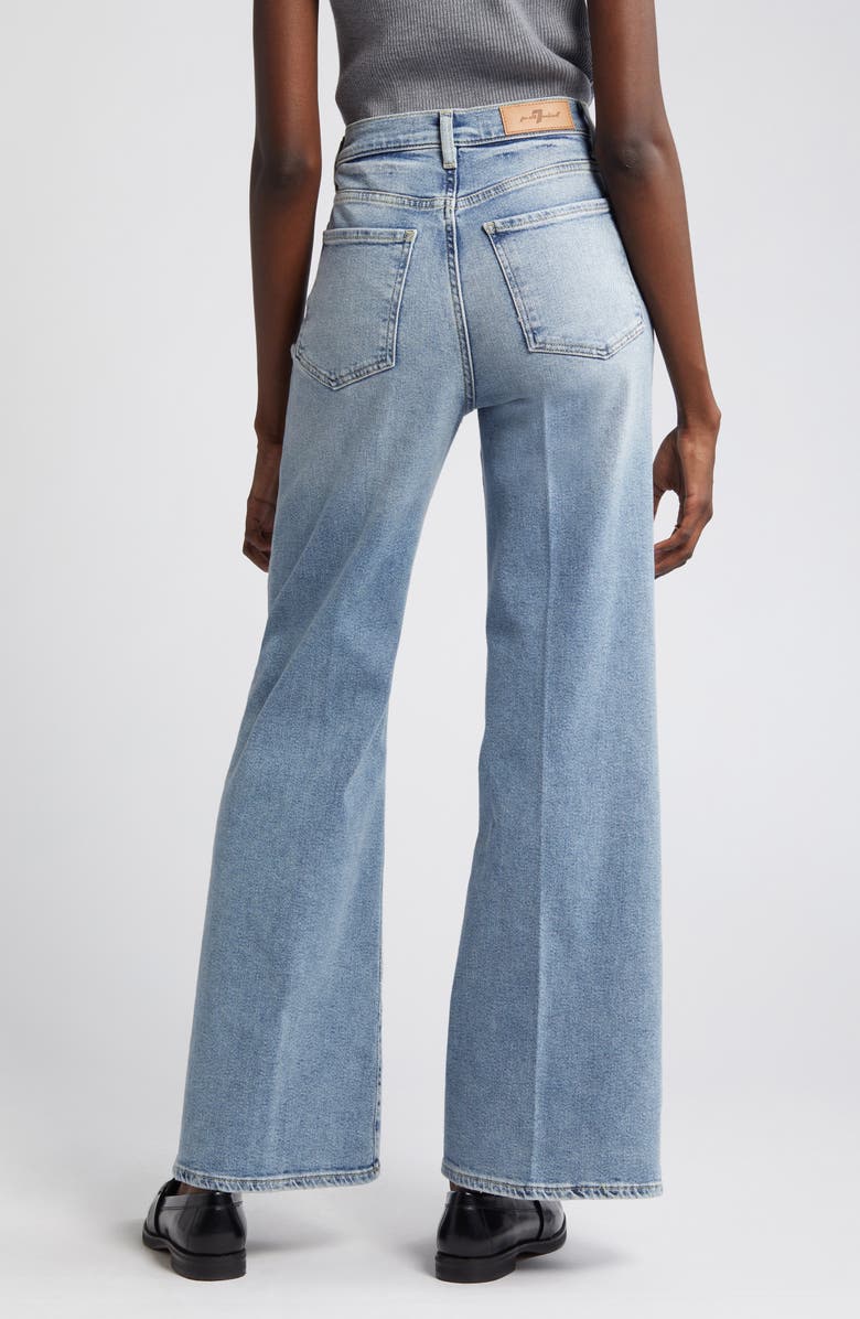 7 For All Mankind Jo Ultra High Rise Wide Leg Jeans, Alternate, color, Must