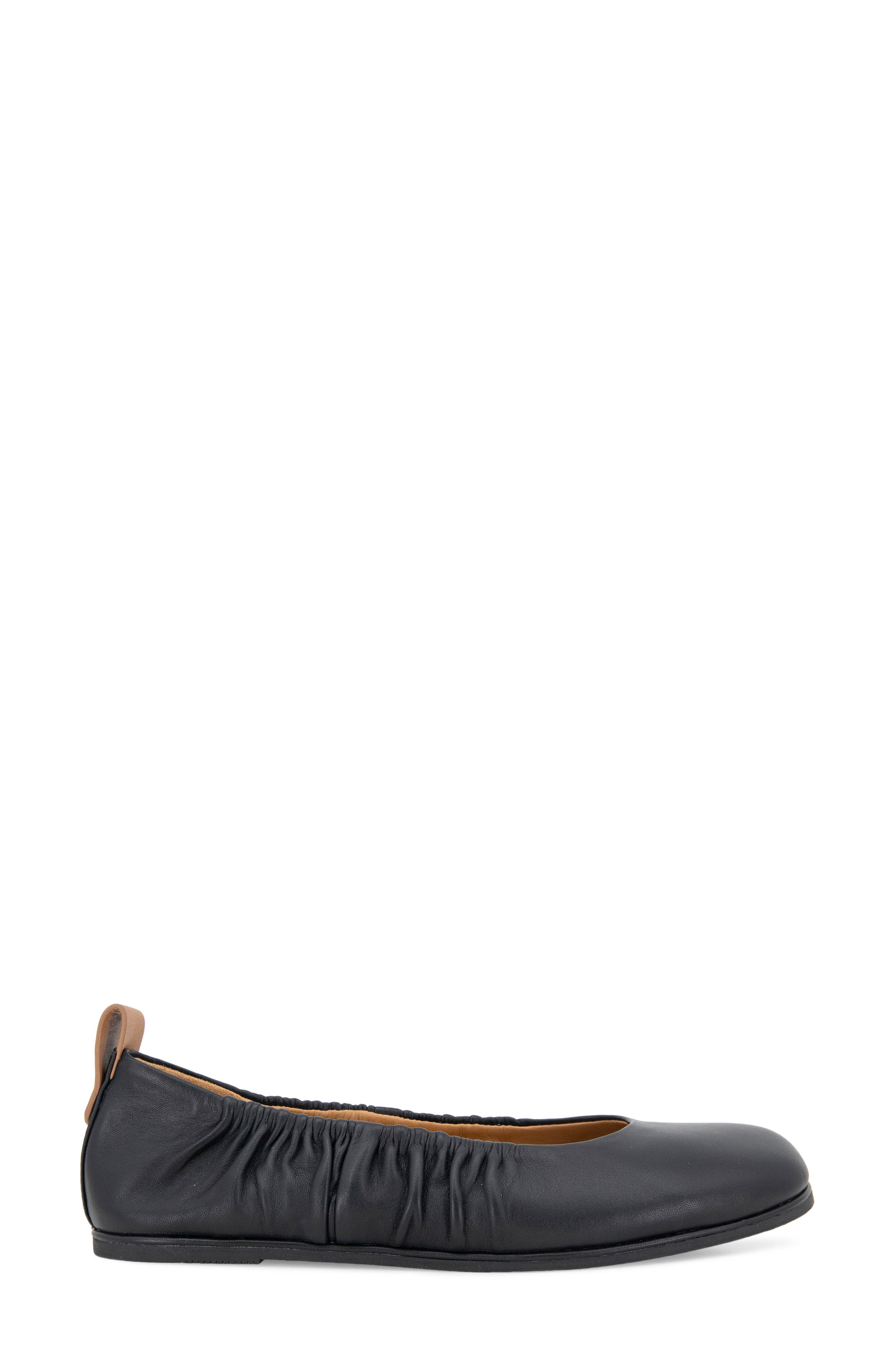 Mavis Ballet Flat, Alternate, color, BLACK LEATHER