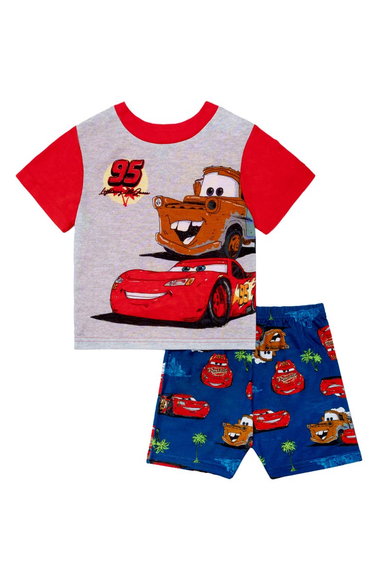AME Kids' x Disney Cars Short Pajamas, Main, color, Red