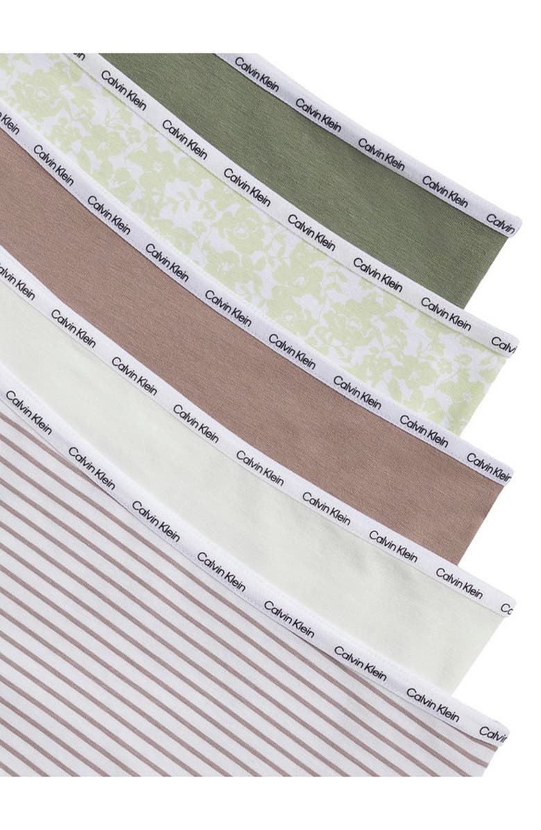 Calvin Klein Kids' Hipster Panties - Pack of 5, Alternate, color, Bloom Stripe
