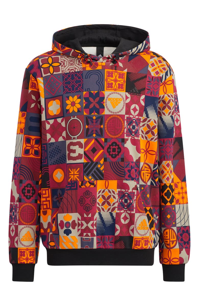 adidas Chinese New Year Hoodie, Alternate, color, 