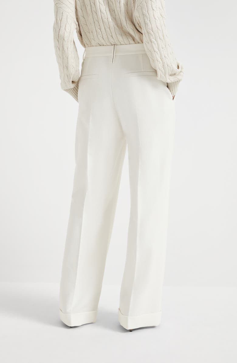 Brunello Cucinelli Loose Flared trousers, Alternate, color, 