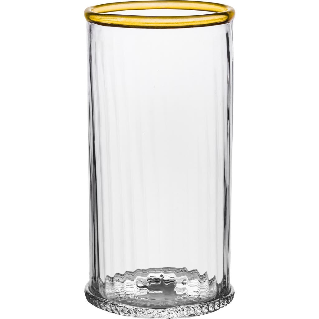Juliska Nell Set Of 4 Highball Glasses In Daffodil