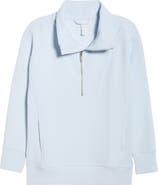 Zella Kickback Ottoman Half Zip Tunic