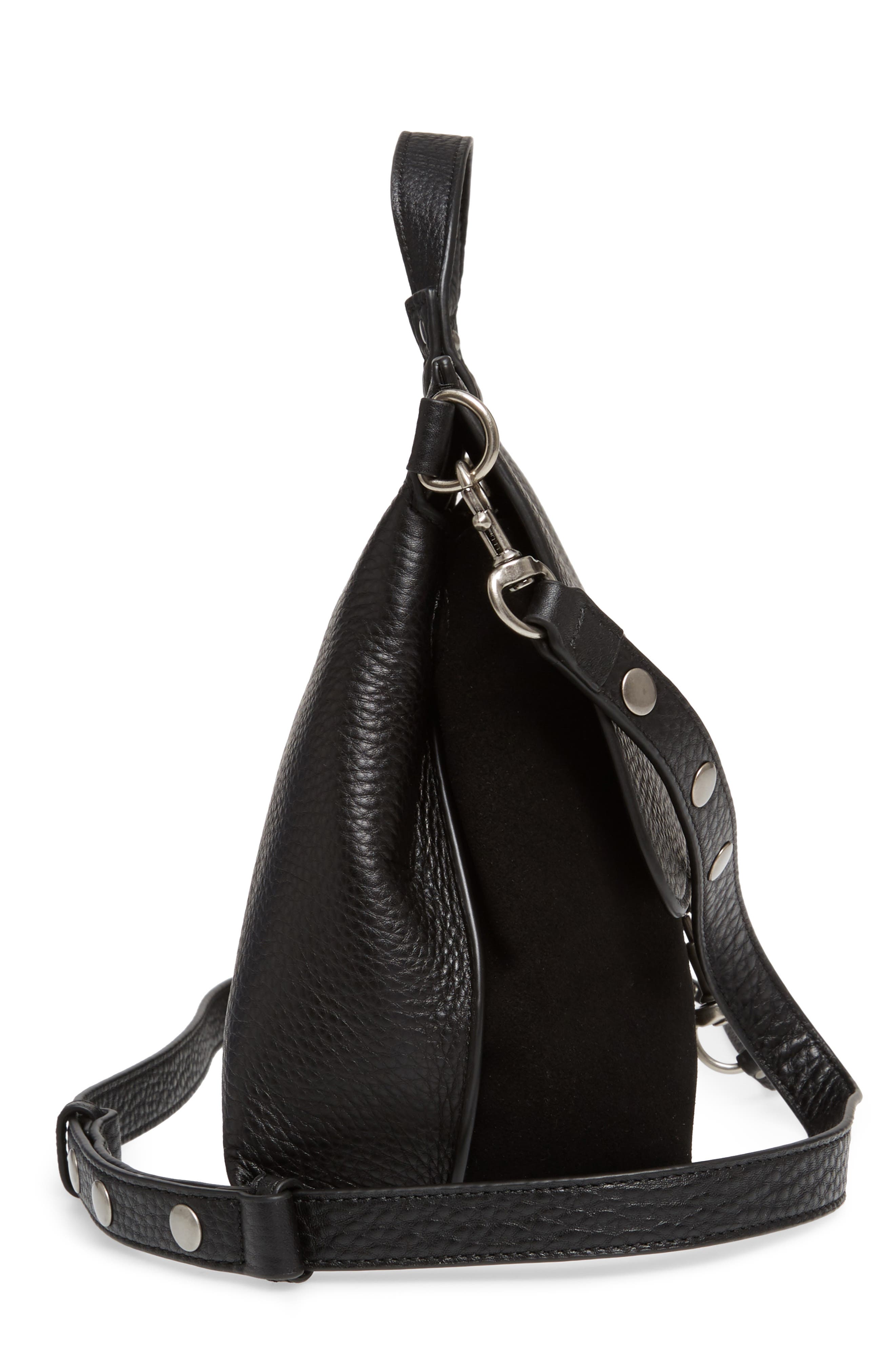 Rebecca Minkoff Medium Keith Suede & Leather Satchel, Alternate, color, 