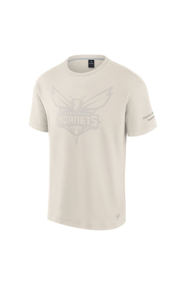 FANATICS Men's Fanatics Cream Charlotte Hornets Elements Iconic T-Shirt, Alternate, color, Cream