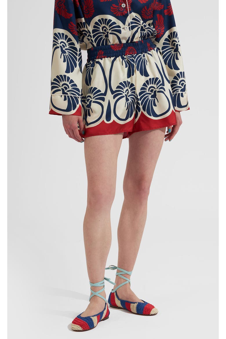 Pull-Up Shorts, Main, color, Palmetto Placée Navy