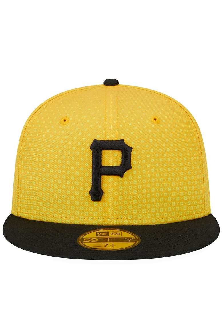 Men's New Era  Gold/Black Pittsburgh Pirates 2023 City Connect 59FIFTY Fitted Hat, Alternate, color, Gold