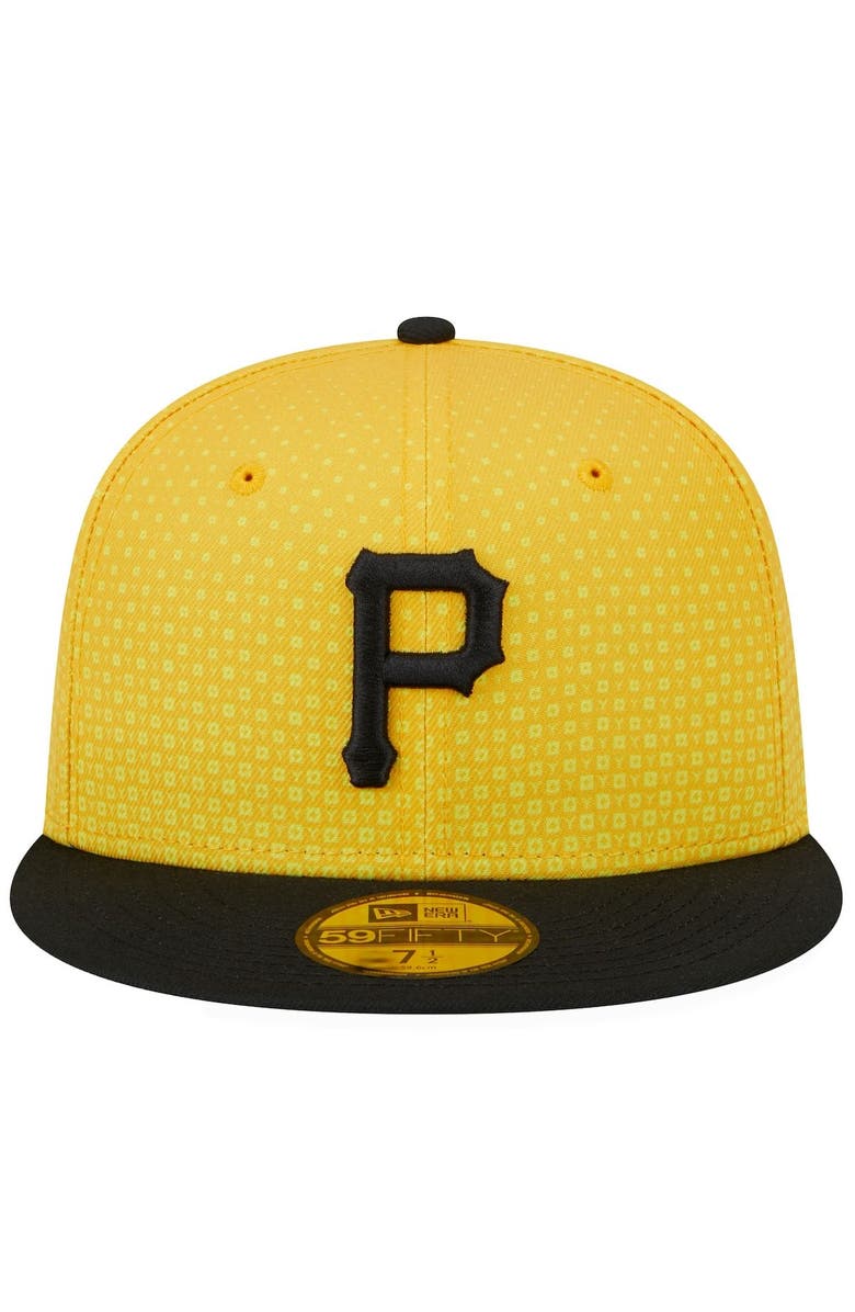 New Era Men's New Era  Gold/Black Pittsburgh Pirates 2023 City Connect 59FIFTY Fitted Hat, Alternate, color, Gold