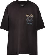 AMIRI MA Quad Flames Oversize Cotton Graphic T-Shirt