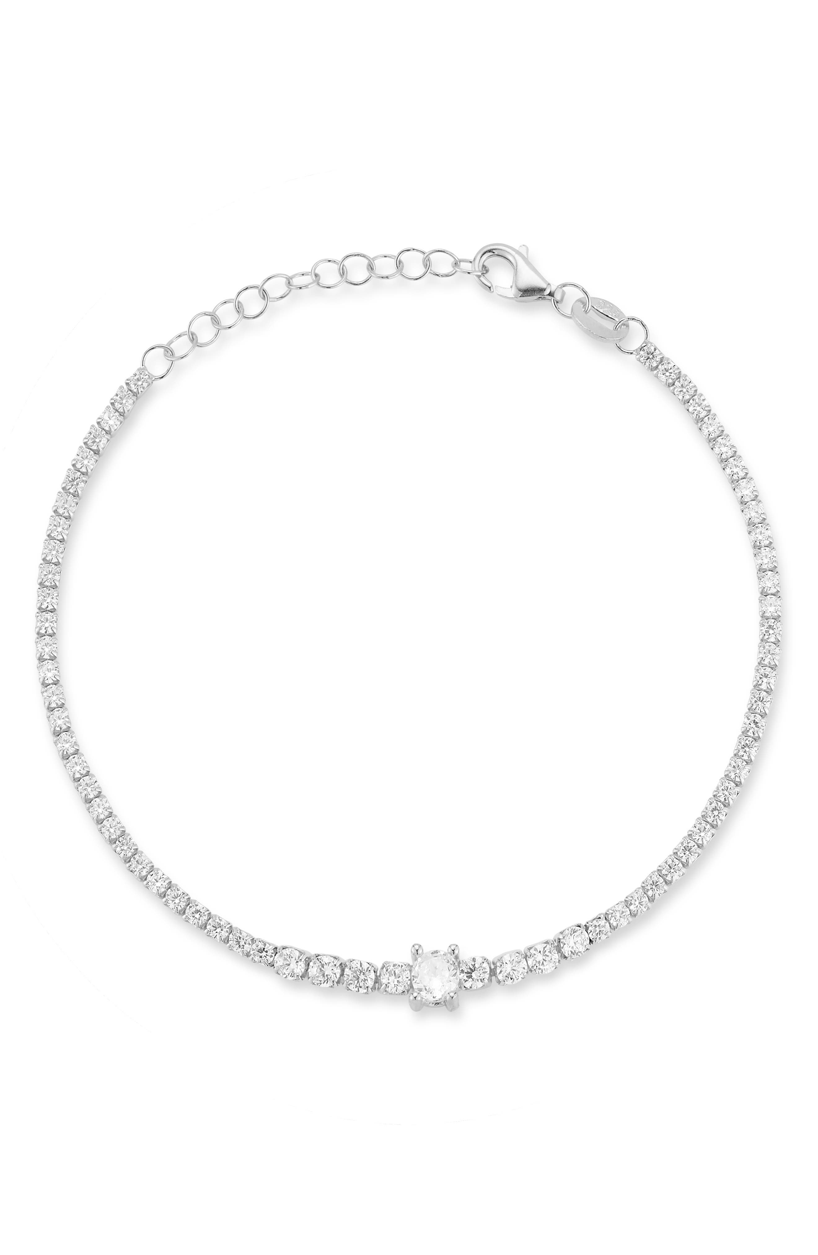 Cubic Zirconia Tennis Bracelet
