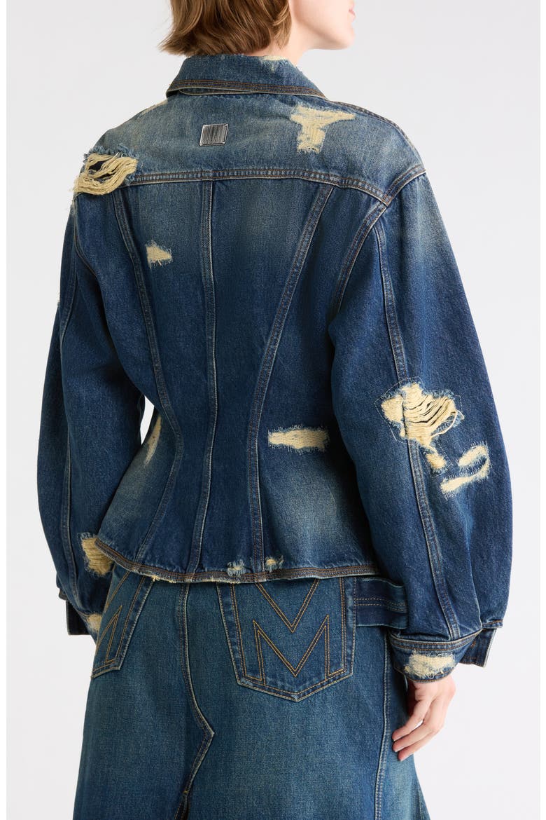 Rip & Repair Denim Jacket, Alternate, color, PUNK INDIGO