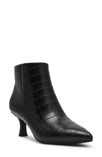 Anne Klein Francesca Kitten Heel Bootie In Multi