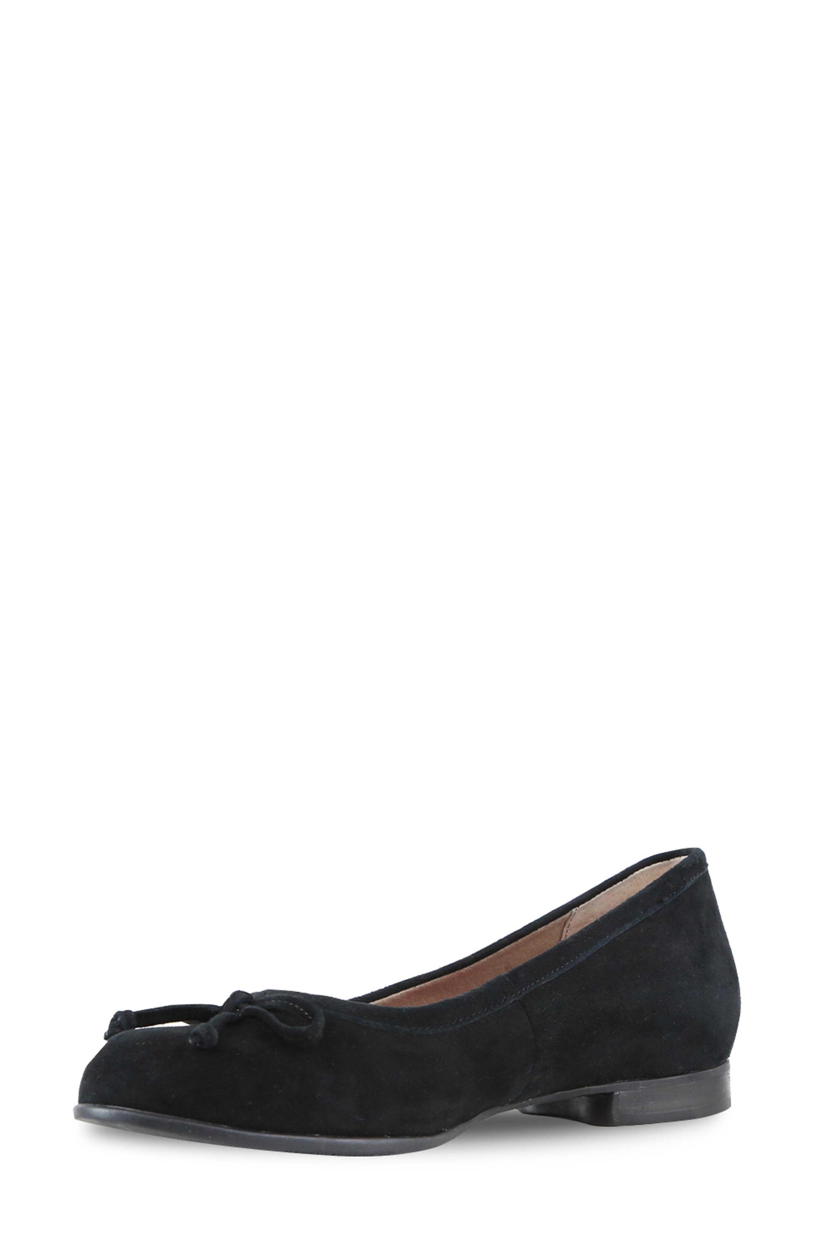 Joslynn Ballet Flat, Alternate, color, BLACK KID SUEDE
