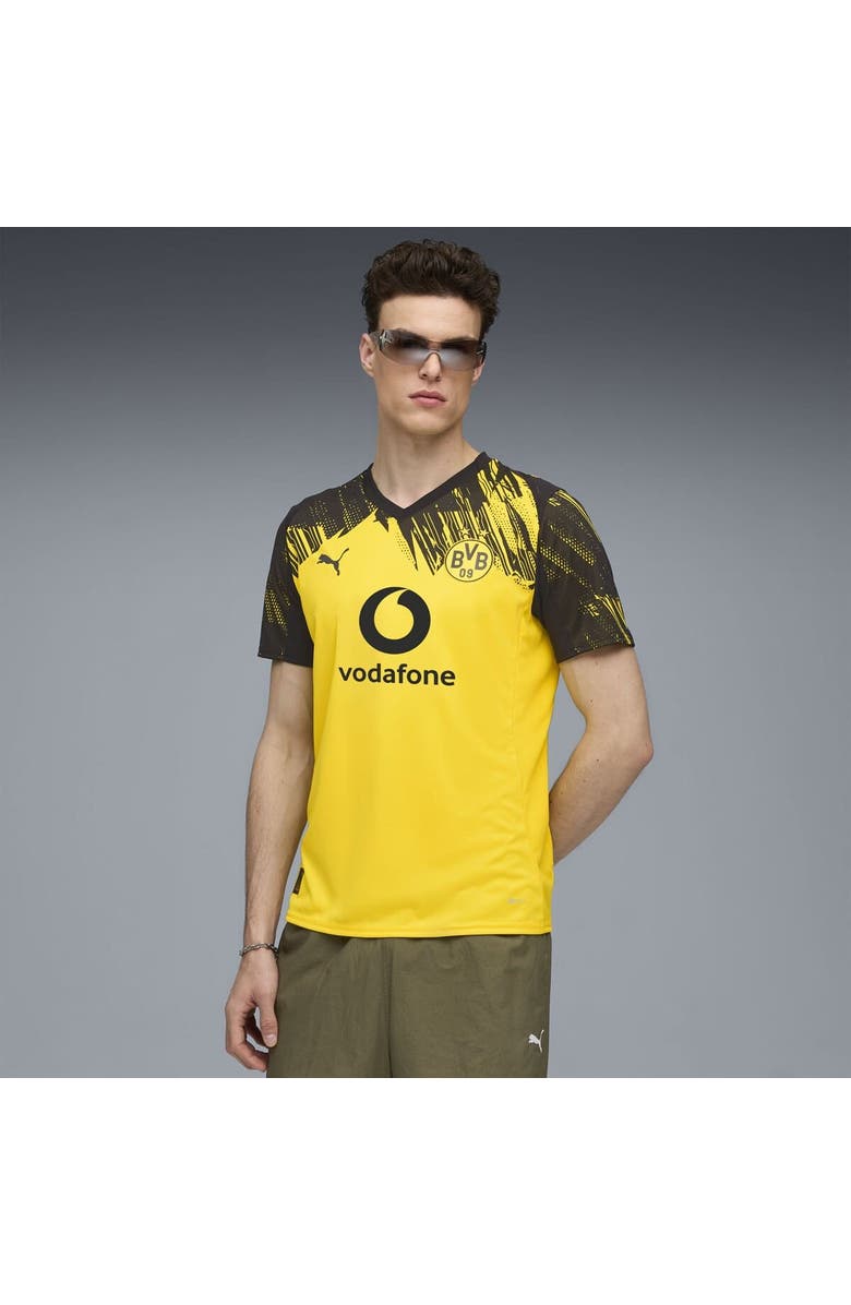 PUMA Men's Puma Yellow Borussia Dortmund 2025/26 Replica Jersey, Alternate, color, Yellow