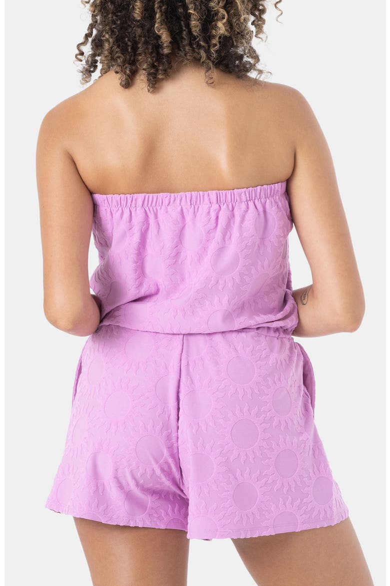 Special Feeling Strapless Cover-Up Romper, Alternate, color, LILAC
