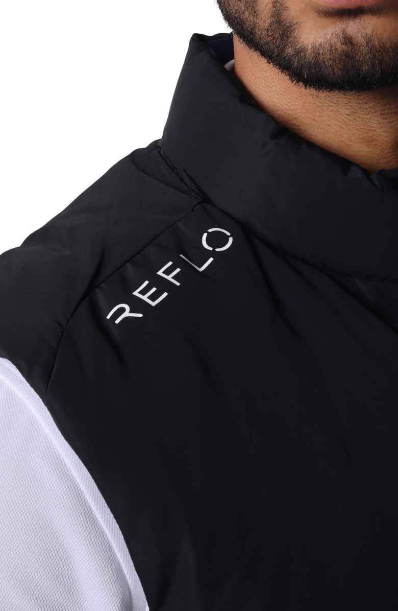 Reflo Flint Reversible Recycled & Recyclable Vest, Alternate, color, Black