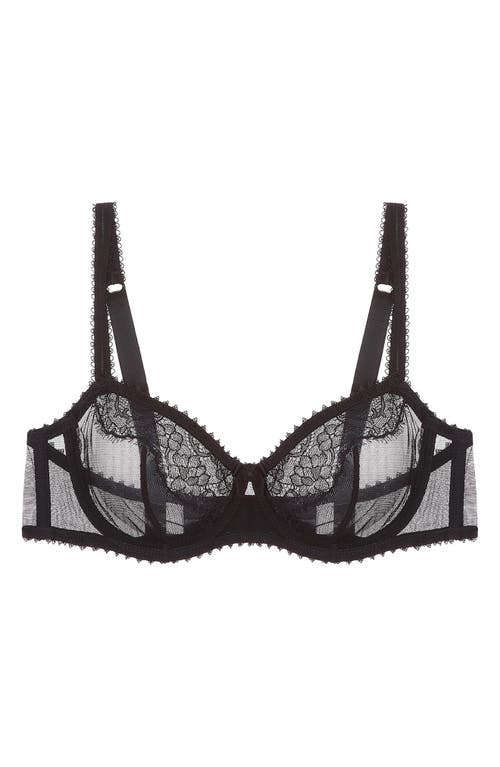 Journelle Chiara Underwire Demi Bra In Black