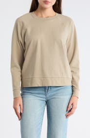 James Perse Cotton French Terry Relaxed Sweater