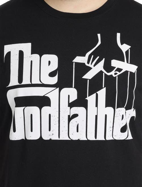 True Nation By Dxl Big & Tall The Godfather Graphic Tee In Black