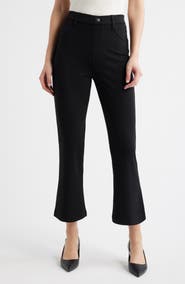 Hue Double Soft Jersey Pull-On Kick Flare Pants
