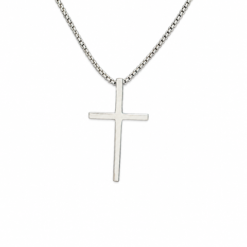 The Classic Cross Sterling Silver Necklace
