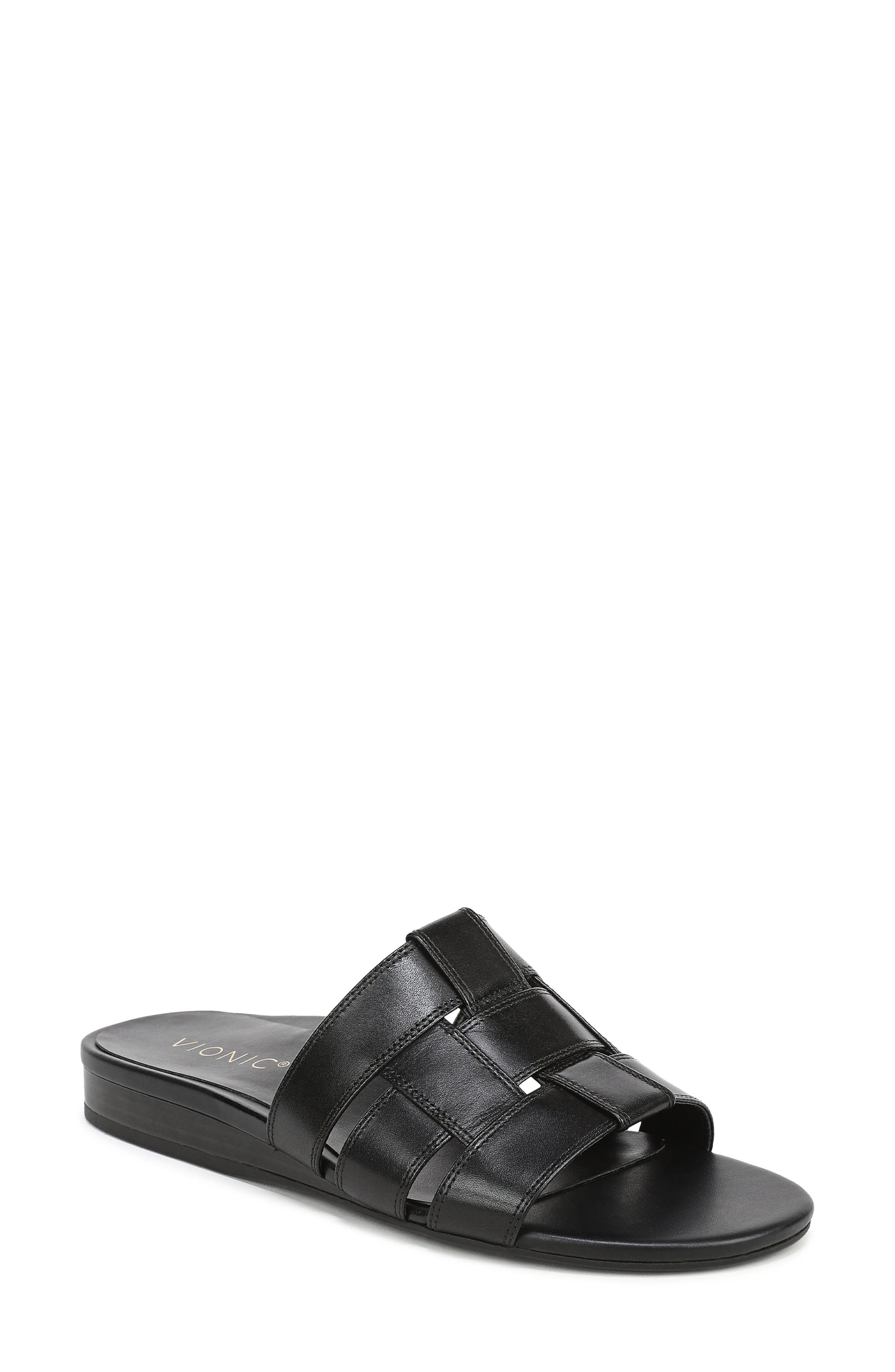 Vionic Glendora Slide Sandal, Main, color, Black
