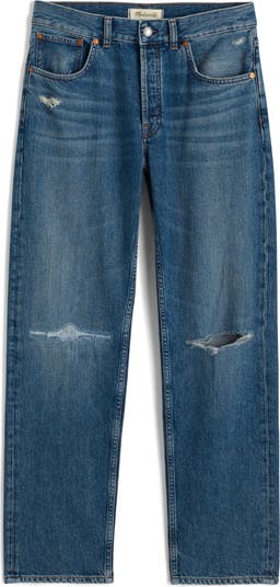 The Dean Easy Ankle Straight Leg Jeans