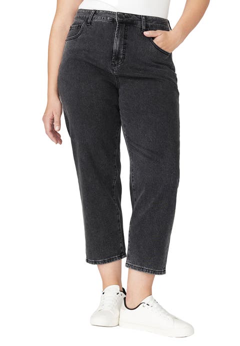 The Naomi Comfort Stretch Straight Leg Jean Crop (Plus)