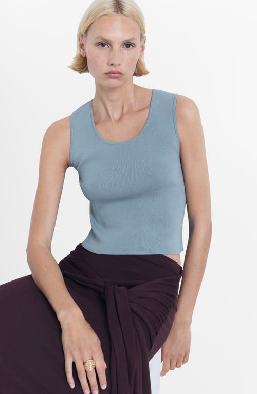 Mango Scoop Neck Sweater Tank
