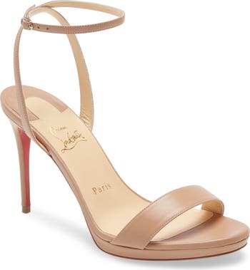 Louboutin with ankle strap hotsell