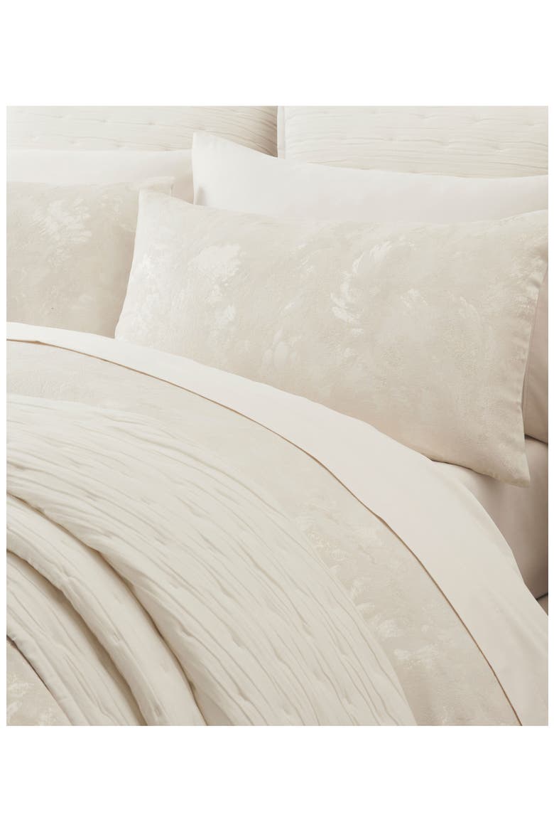 Illusion Jacquard Sham, Alternate, color, IVORY
